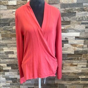 Pierri NY
Coral Wrap Sweater